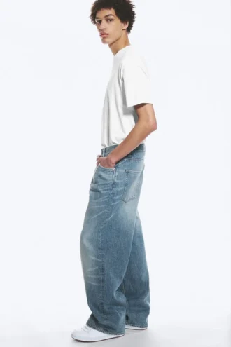 Astro Loose Extra Baggy Jeans – Blue Stream