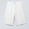 Astro Loose Twill Shorts – Weiß Astro Loose Twill Shorts – Weiß