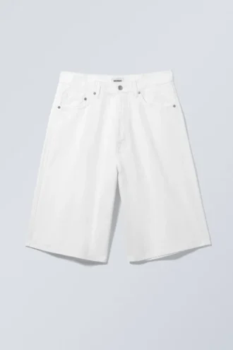 Astro Loose Twill Shorts – Weiß