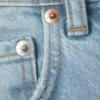 Astro Mid Rise Loose Baggy Denim Shorts – Kimberley Blue – Hellblau