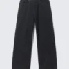 Astro Mid Rise Loose Baggy Leg Coated Jeans – Indigo-Beschichtung Astro Mid Rise Loose Baggy Leg Coated Jeans – Indigo-Beschichtung