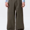 Astro Mid Rise Loose Baggy Structured Hose – Dunkelbraun Astro Mid Rise Loose Baggy Structured Hose – Dunkelbraun