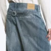Astro Mid Rise Loose Baggy Twist Jeans – Gloria Blue – Mittelblau