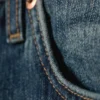 Astro Mid Rise Loose Baggy Unisex-Jeans – Blue Hymn – Mittelblau