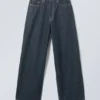 Astro Mid Rise Loose Baggy Unisex-Jeans – Blue Rinse – Dunkelblau Astro Mid Rise Loose Baggy Unisex-Jeans – Blue Rinse – Dunkelblau