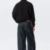 Astro Mid Rise Loose Baggy Unisex-Jeans – Blue Rinse – Dunkelblau Astro Mid Rise Loose Baggy Unisex-Jeans – Blue Rinse – Dunkelblau