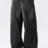 Astro Mid Rise Loose Baggy Unisex-Jeans – Chelsea Black – Schwarz Astro Mid Rise Loose Baggy Unisex-Jeans – Chelsea Black – Schwarz