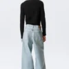 Astro Mid Rise Loose Baggy Unisex-Jeans – Dream Blue – Hellblau Astro Mid Rise Loose Baggy Unisex-Jeans – Dream Blue – Hellblau