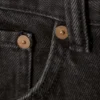 Astro Mid Rise Loose Baggy Unisex-Jeans – Tuned Black – Schwarz Astro Mid Rise Loose Baggy Unisex-Jeans – Tuned Black – Schwarz