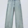 Astro Shape Loose Baggy Jeans – Ziegelblau – Hellblau Astro Shape Loose Baggy Jeans – Ziegelblau – Hellblau