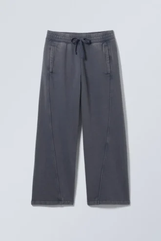 Astro Warped Jogginghose – gewaschen, dunkelblau