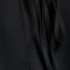 Asymmetrischer Midi-Wickelrock mit mittlerer Leibhöhe – Schwarz Asymmetrischer Midi-Wickelrock mit mittlerer Leibhöhe – Schwarz