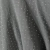 Asymmetrischer Minirock mit Pailletten – Grau – Strass Asymmetrischer Minirock mit Pailletten – Grau – Strass