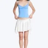 Asymmetrischer Wickel-Minirock – Off-White Asymmetrischer Wickel-Minirock – Off-White