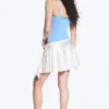 Asymmetrischer Wickel-Minirock – Off-White Asymmetrischer Wickel-Minirock – Off-White