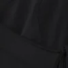Asymmetrisches Wickel-Top mit Trägern – Schwarz Asymmetrisches Wickel-Top mit Trägern – Schwarz