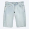 Atom Low-Rise-Jeansshorts in regulärer Länge – Dream Blue – Hellblau Atom Low-Rise-Jeansshorts in regulärer Länge – Dream Blue – Hellblau