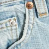 Atom Low-Rise-Jeansshorts in regulärer Länge – Dream Blue – Hellblau Atom Low-Rise-Jeansshorts in regulärer Länge – Dream Blue – Hellblau