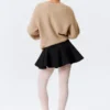 Ausgestellter Mini-Tutu-Rock – Schwarz Ausgestellter Mini-Tutu-Rock – Schwarz