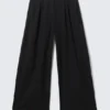 Aya-Plissee-Hose – Schwarz Aya-Plissee-Hose – Schwarz