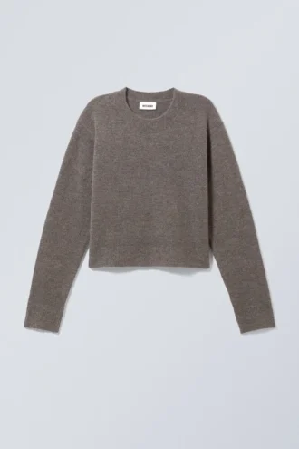 Ayla-Pullover – Dark Mole