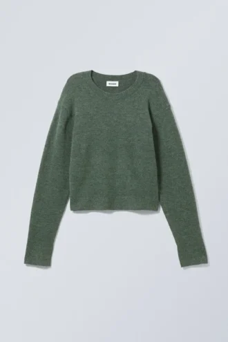 Ayla-Pullover – Dunkelgrün