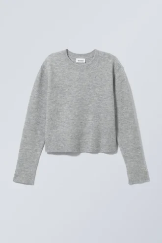 Ayla-Pullover – Staubgrau