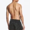 Bade-Shorts mit Print – Schwarz Bade-Shorts mit Print – Schwarz