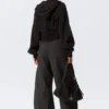 Baggy-Hose mit niedriger Leibhöhe aus Ripstop – Dunkelgrau Baggy-Hose mit niedriger Leibhöhe aus Ripstop – Dunkelgrau