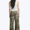 Baggy-Hose mit niedriger Leibhöhe aus Ripstop – Khaki-Grün – Camouflage Baggy-Hose mit niedriger Leibhöhe aus Ripstop – Khaki-Grün – Camouflage