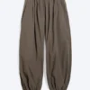 Ballonhose aus Baumwolle – Dunkelbraun Ballonhose aus Baumwolle – Dunkelbraun