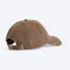 Baseballkappe aus Baumwoll-Canvas im Used-Look – Hellbraun im Used-Look