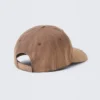 Baseballkappe aus Baumwolltwill im Used-Look – gewaschen, braun