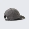 Baseballkappe aus gewebtem Baumwoll-Canvas im Used-Look – Grau – Trashed Camo Baseballkappe aus gewebtem Baumwoll-Canvas im Used-Look – Grau – Trashed Camo
