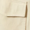 Baumwolljacke mit abnehmbaren Ärmeln – Hellbeige Baumwolljacke mit abnehmbaren Ärmeln – Hellbeige