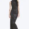 Bedrucktes Maxikleid – Schwarz – Zebra Bedrucktes Maxikleid – Schwarz – Zebra