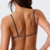 Bedrucktes Triangel-Bikini-Oberteil – bedruckt, dunkelgrau Bedrucktes Triangel-Bikini-Oberteil – bedruckt, dunkelgrau