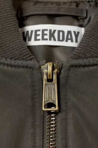 Übergroße Bomberjacke aus Twill – Dusty Mole