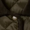 Übergroße, gesteppte Innenjacke – Khaki-Grün & Braun Übergroße, gesteppte Innenjacke – Khaki-Grün & Braun