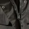 Übergroße, wattierte Utility-Jacke – Dunkelgrau Übergroße, wattierte Utility-Jacke – Dunkelgrau