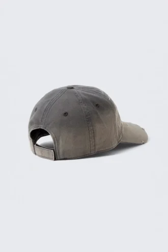Bestickte Baseball-Cap – Dunkelgrau