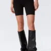Bikershorts mit mittlerer Leibhöhe – Schwarz Bikershorts mit mittlerer Leibhöhe – Schwarz