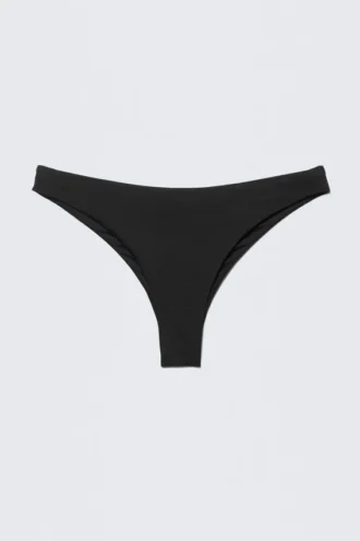 Bikini-Hose im brasilianischen Schnitt – Schwarz