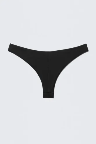 Bikini-Hose im brasilianischen Schnitt – Schwarz