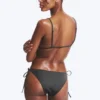 Bikini-Hose mit Bändern – Dunkelgrau Bikini-Hose mit Bändern – Dunkelgrau