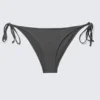 Bikini-Hose mit Bändern – Dunkelgrau Bikini-Hose mit Bändern – Dunkelgrau