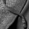 Bikini-Hose mit Bändern – Dunkelgrau – Glitzer Bikini-Hose mit Bändern – Dunkelgrau – Glitzer