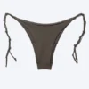 Bikini-Hose mit mittlerer Leibhöhe und Knoten – Dark Mole Bikini-Hose mit mittlerer Leibhöhe und Knoten – Dark Mole