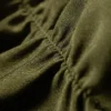 Bikini-Hose mit mittlerer Leibhöhe und Rüschen – dunkelgrün Bikini-Hose mit mittlerer Leibhöhe und Rüschen – dunkelgrün