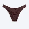 Bikini-Hose mit Rüschen – Dunkelrot Bikini-Hose mit Rüschen – Dunkelrot